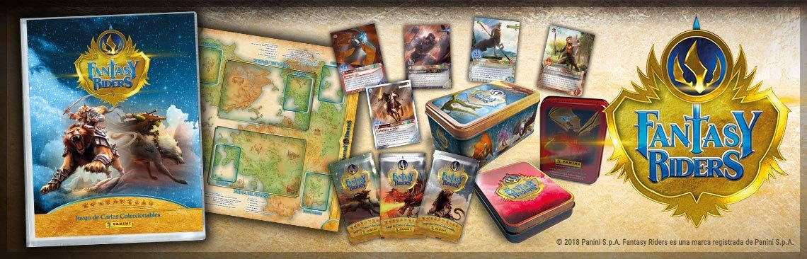Panini Fantasy Riders - Caja con 50 cartas (003543TINE): Amazon.es: Juguetes y juegos