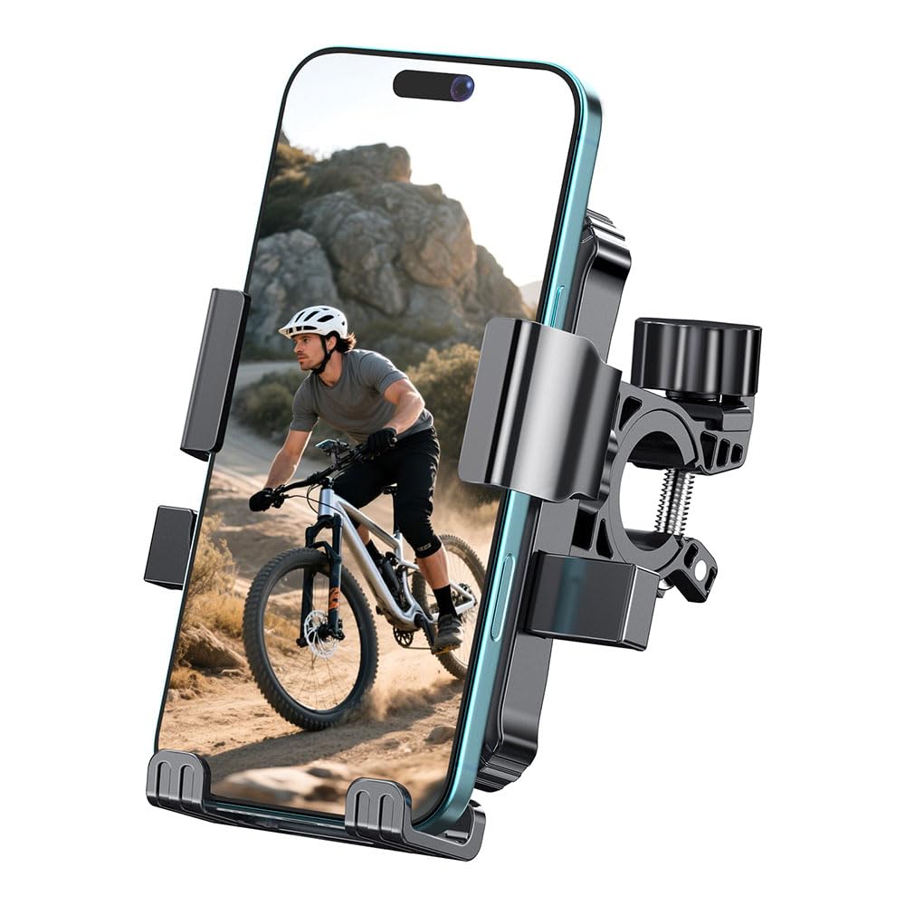 Photo 1 of *MISSING PARTS - See Clerk Notes*
Prjrsme Bike Phone Holder, Handlebar Phone Mount for Bike and Motorcycle, Electric Scooter Mountain Bike, Adjustable Cell Phone Holder,Secure Holder for 4.7-6.8 Inch All Cell Phones