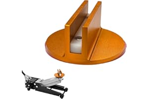 CCHRN Universal Aluminum Grooved Magnetic Jack Pad, Heavy Duty Pinch Weld Jack Adapter Frame Rail Protector, Jacking Puck Ada