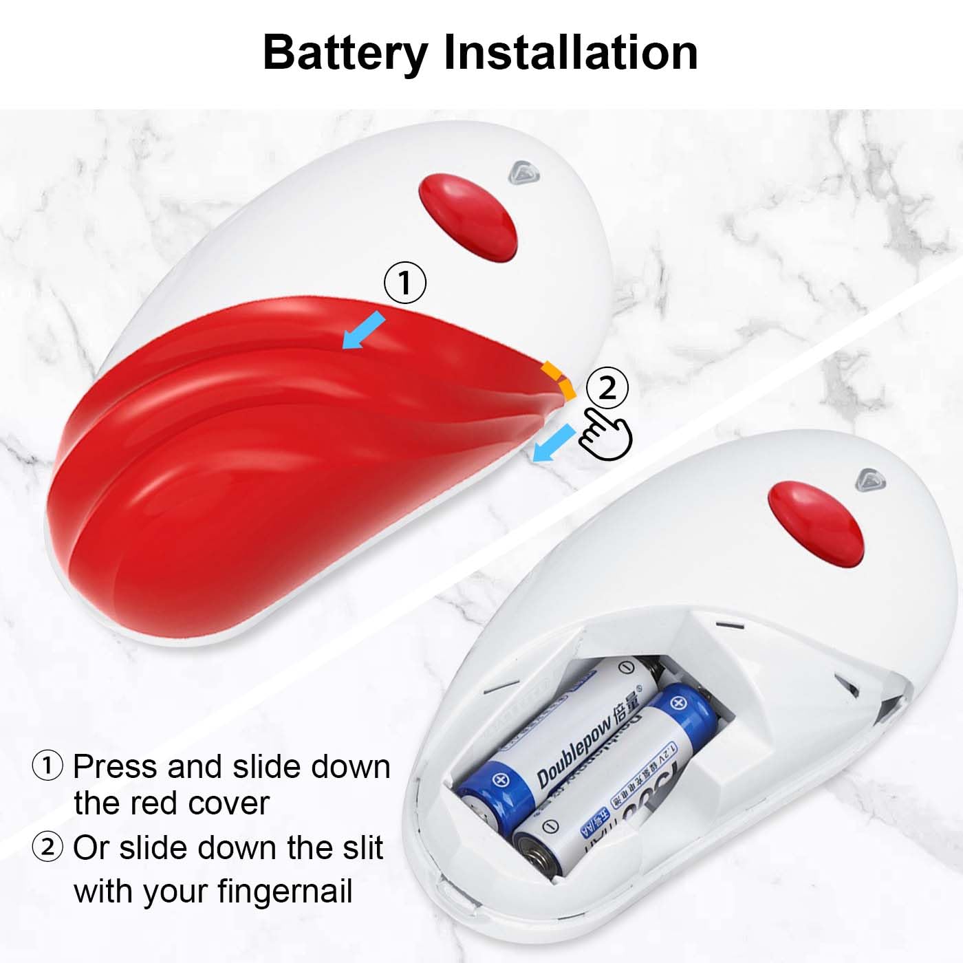 Aquox Electric Can Opener,Automatic Can Opener,Hands-Off/Smooth Edge/Battery Operated/Portable One Touch Opener,Electric Can Openers for Kitchen for Seniors with Arthritis