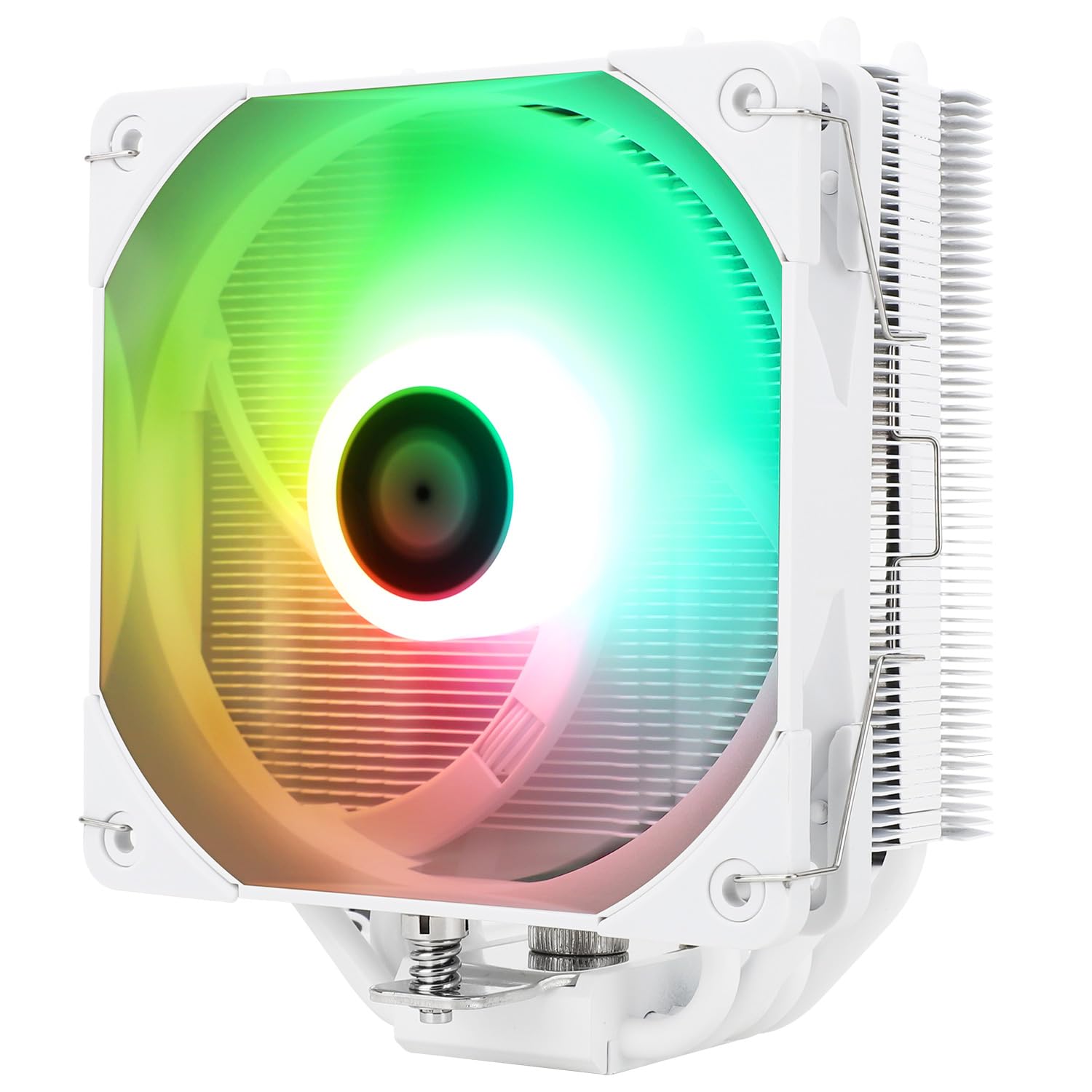 Thermalright Assassin King 120 SE White ARGB CPU Air Cooler, 5 Heatpipes, TL-C12CW-S PWM Quiet Fan CPU Cooler with 1550RPM Speed, for AM4/AM5/Intel lga1150/1151/1200/1700/1851,148mm High PC Cooling