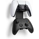 KAIXUANMAN Magnetic Controller Holder Wall Mount Controller Organizer Metal | Gaming Accessories, 2 Tier Universal Game Controller Stand for Xbox Series X|S, Elite 2, PS5, Switch Pro