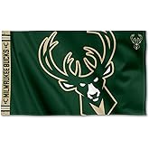 Milwaukee Bucks Printed Header 3x5 Premium Banner Flag