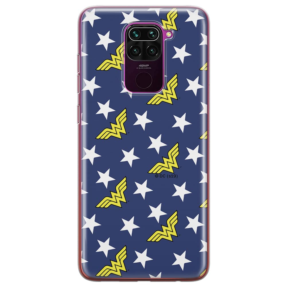 ERT GROUP mobile phone case for Xiaomi REDMI NOTE 9 original and officially Licensed DC pattern Wonder Woman 007 optimally adapted to the shape of the mobile phone, case made of TPU