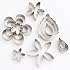 x Set 5 Formine Stampi Biscotti Dolci Stampini Forma Fiore hmj