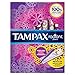 Tampax Radiant Regular Tampons with Plastic Applicator, Unscented, 16 Count (Packaging May Vary)