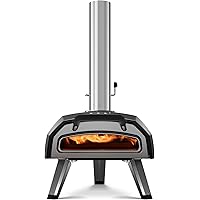 Ooni Karu 2 Multi-Fuel Outdoor Pizza Oven - Wood and Gas Outdoor Pizza Oven with Pizza Stone & Intergrated Thermometer, Pizza
