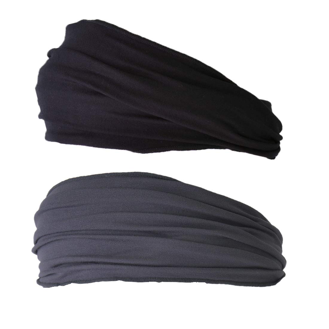 Photo 1 of ***ONLY 1 INCLUDED***Mens Head Wraps Elastic Bandana - Japanese Headband Workout Women Hair Black ***ONLY 1 INCLUDED***