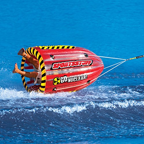 BESTChoiceForYou Gyro Towable Tumbling Action Tube Rider Water Lake Spin Inflatable Person Boat Wakeboarding