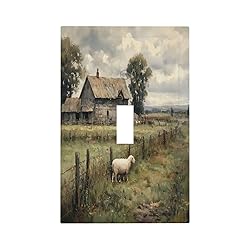 Thsanju Light Switch Cover Plate Goat Rustic