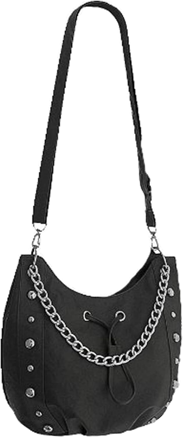 studded chain bag