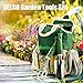 Delxo Gardening Tools Set,9 Piece Garden Tool Kit Garden Tools Set with Storage Bag,Shovels for Digging,Weeder, Rake, Trowel, Sprayer,Plant Labels,Gloves Gardening Tools for Womenthumb 1