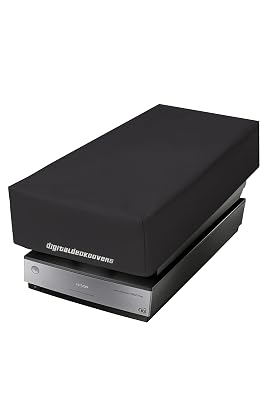 DigitalDeckCovers Scanner Dust Cover & Protector for Epson Perfection 2450, 3170, 3200, 4490, 4870, 4990, V500, V550, V600 & Canon Canoscan 8600F, 8800F, 9000F Photo Scanners (Black)