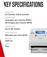 Canon imageFORMULA RS40 Photo Document Scanner Double-Sided USB Software view 7