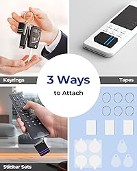 Esky Key Finder Locator with Sound, Stick-on TV