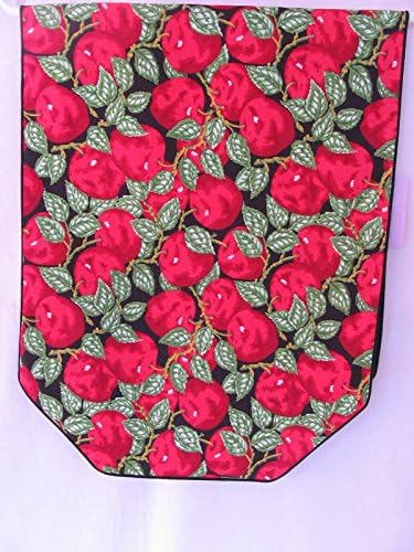 Red Apple Table Runner with Black Background #600