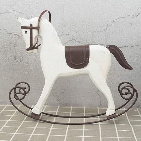 wooden rocking horse ornament
