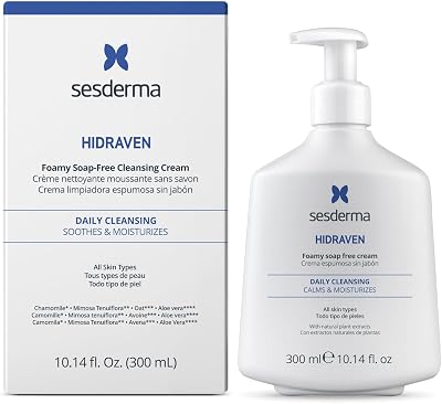 SESDERMA Hidraven Foamy Soap Free Cleanser Cream 300ml Gentle Sensitive Skin