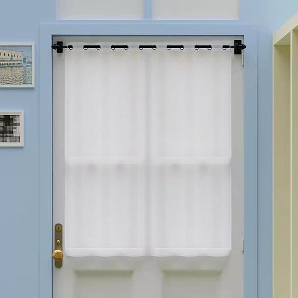 4 PACK MAGNETIC CURTAIN ROD FOR METAL DOORS WINDOWS,9 TO 16 INCH,MULTI-USE ADJUSTABLE APPLIANCE FOR IRON AND STEEL PLACE,1/2 INCH DIAMETER, TOOL FREE,BLACK