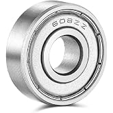 Bearings 608zz Deep-Groove Ball Bearing - Wood Band Saw Blade Thrust Bearings 8x22x7mm Cooswai 10PCS