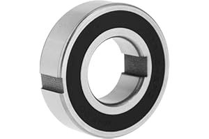 Fafeicy CSK25PP 25x52x15mm Sprag One Way Bearing, One Way Clutch Bearing Clutch Dual Keyway Freewheel