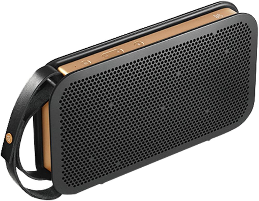 B&O Play BeoPlay A2 Portable Bluetooth Speaker Black/Copper Amazon