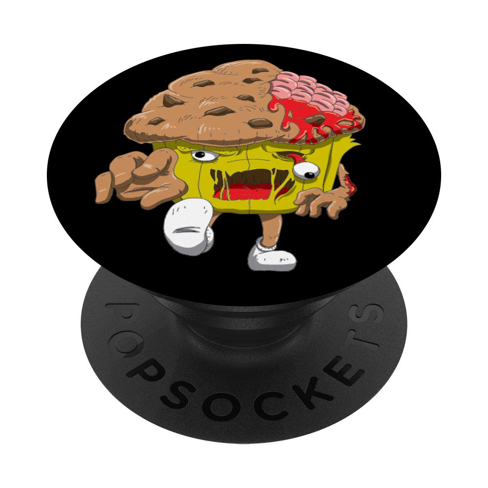 Creepy and Funny Zombie Gift for Horror Fans and Halloween PopSockets Grip and Stand for Phones and Tablets