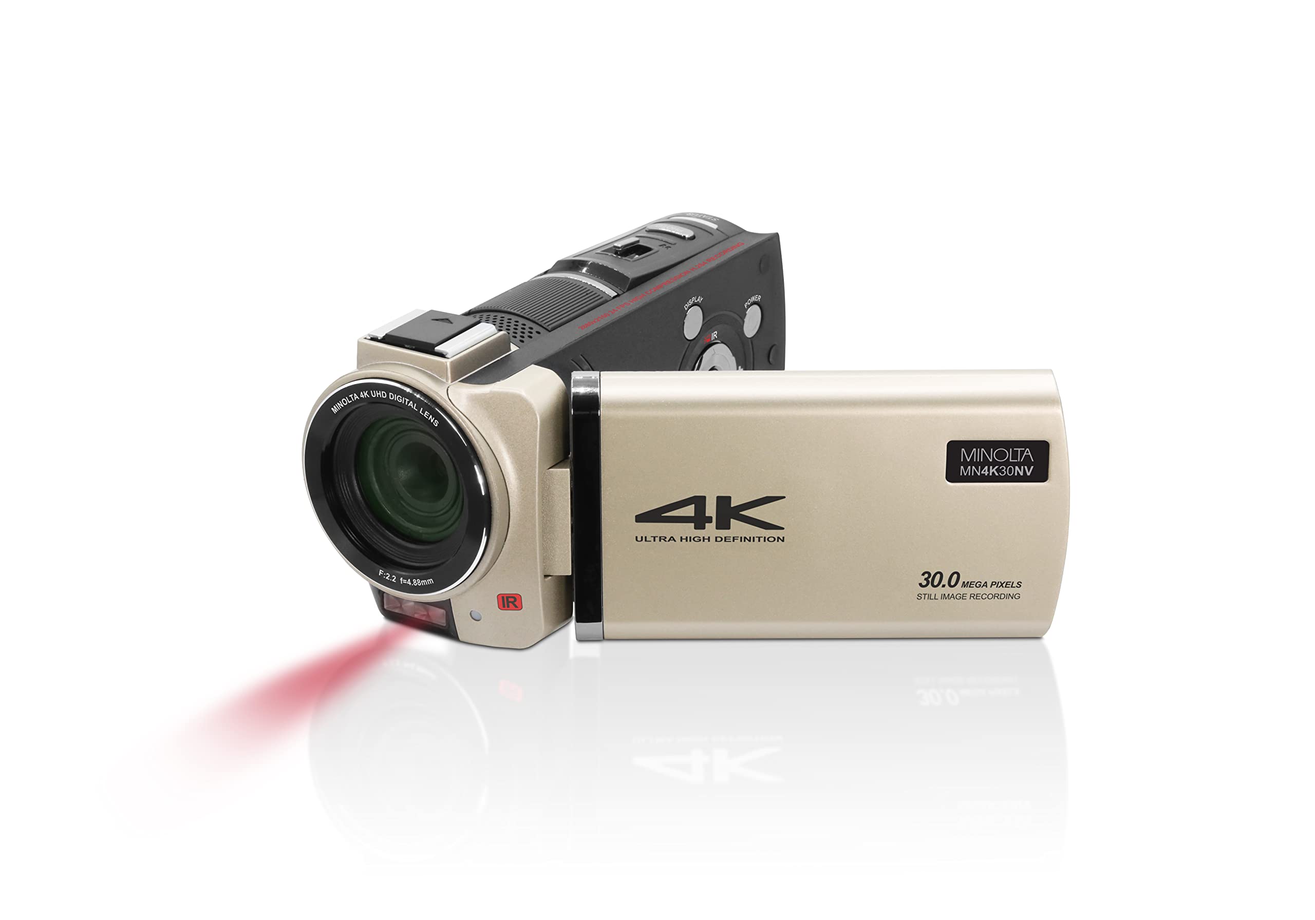 Minolta MN4K30NV 4K Ultra HD / 30 MP Night Vision Camcorder for sale