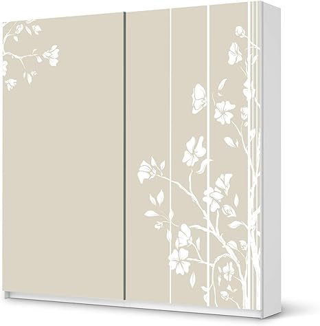 Creatisto Mobel Folie Passend Fur Ikea Pax Schrank 201 Cm Hohe Schiebetur I Mobeldekoration Mobel Sticker Aufkleber Folie I Deko Wohnung Fur Wohnzimmer Schlafzimmer Design Florals Plain 3 Amazon De Kuche