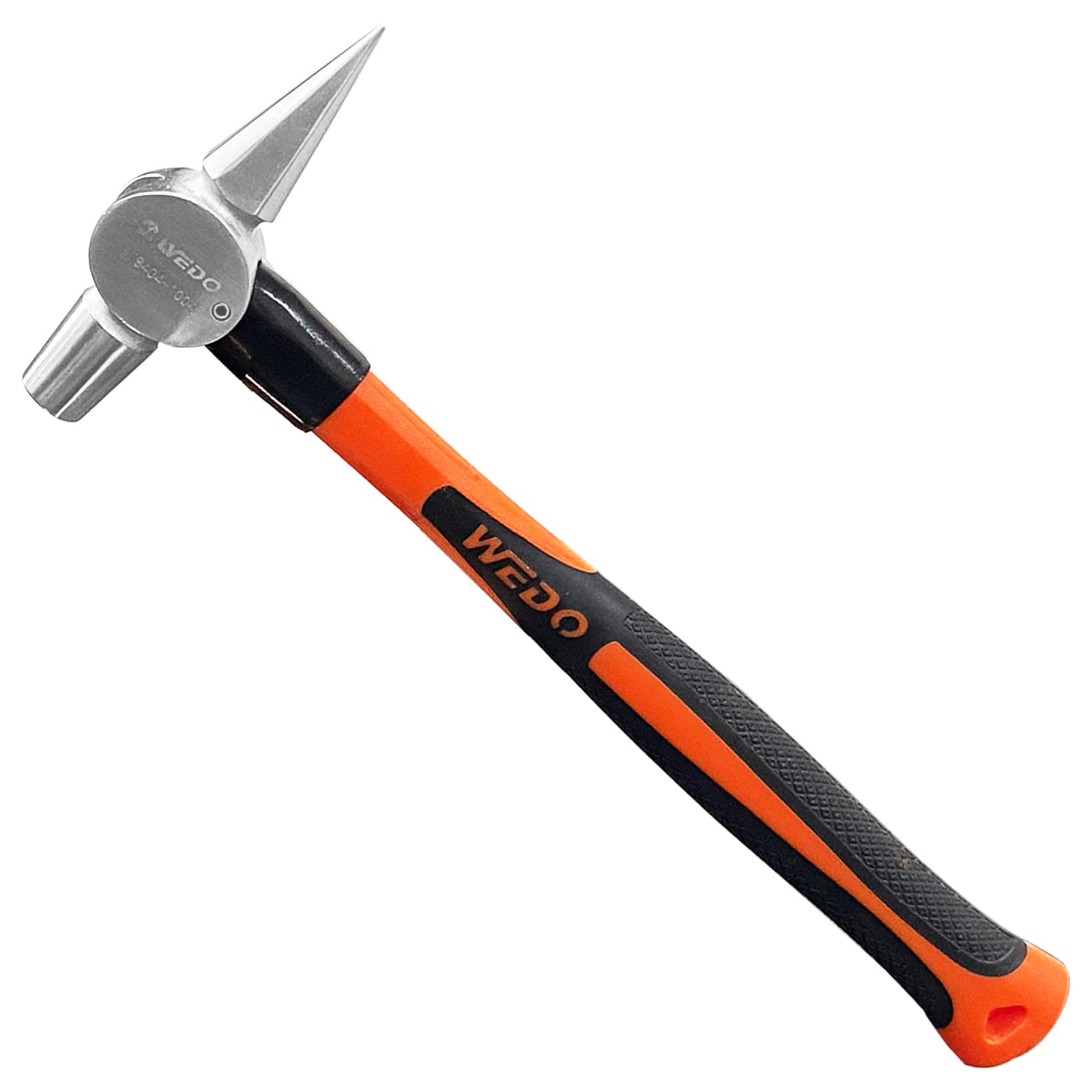 WEDO Stainless Steel Testing Hammer with Fiberglass Handle, 150g Pointed Head,Length 280mm,Corrosion Resistant, Rust Proof, Environmental Friendly