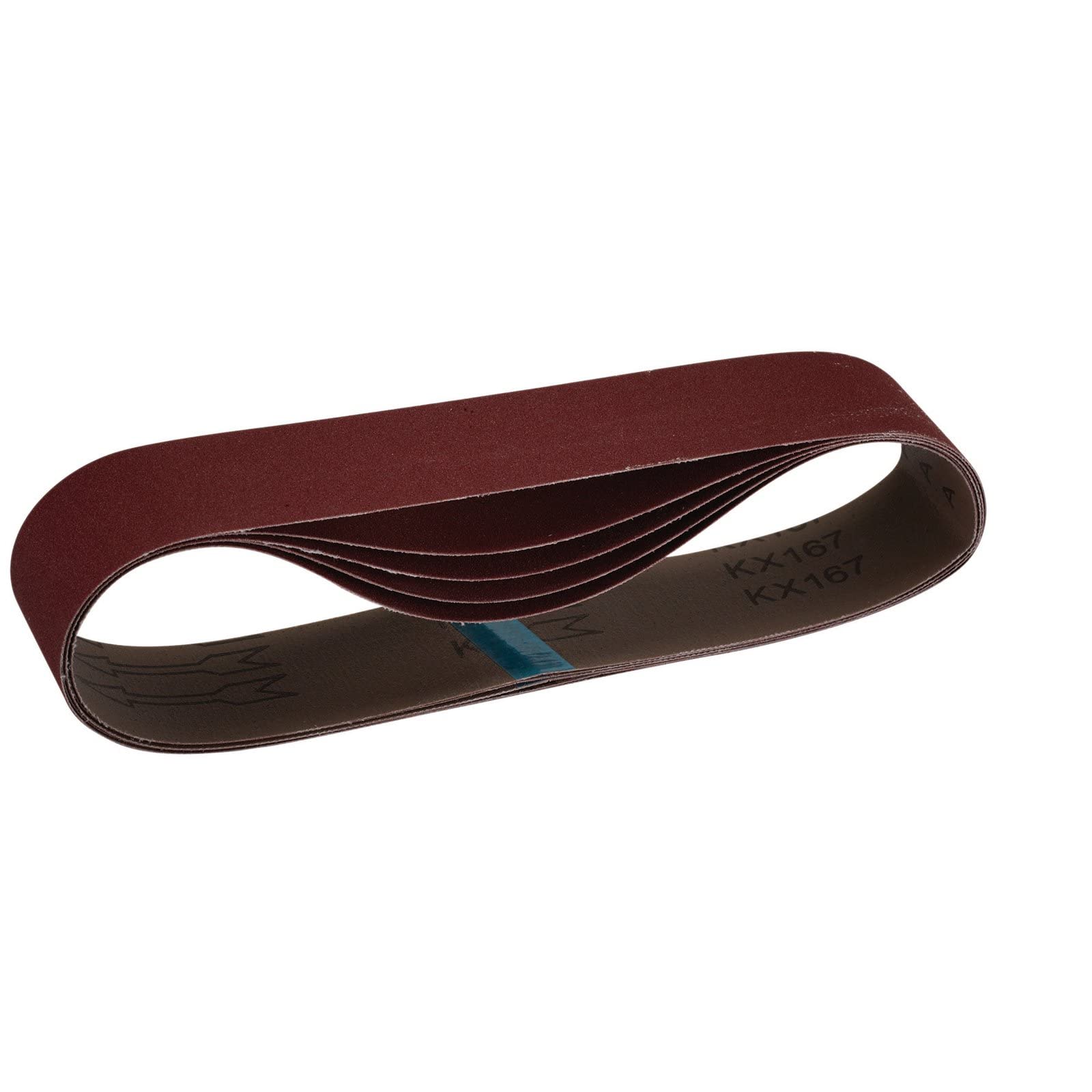 Draper 09219 Cloth Sanding Belt, 50 x 686mm, 180 Grit (Pack of 5),Red — image 1