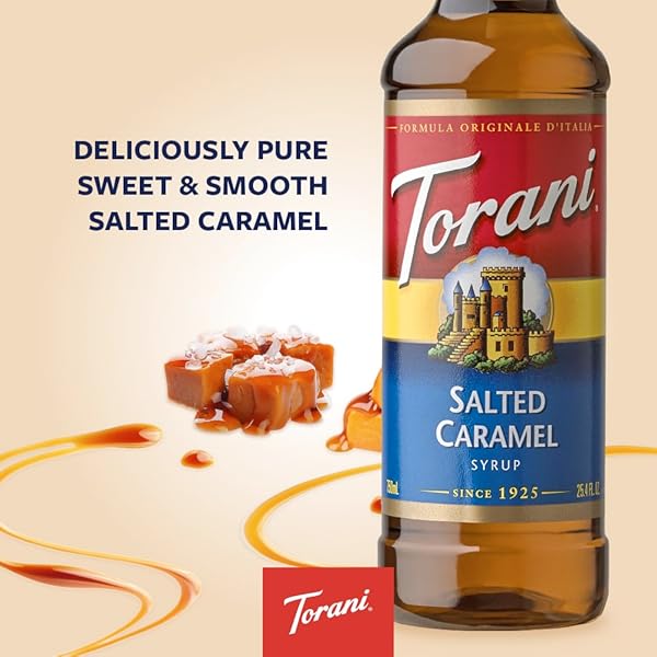 TORANI SYRUP, SALTED CARAMEL, 25.4 OUNCE
