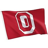 Desert Cactus Ohio State University OSU Flag - 3 x 5 Feet Buckeyes Banner, Indoor/Outdoor Durable Fabric, 100% Polyester Design (Style K)