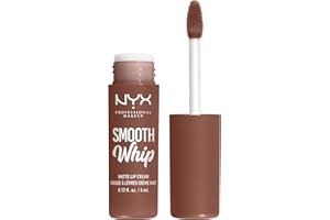 NYX PROFESSIONAL MAKEUP Smooth Whip Matte Lip Cream, Long Lasting, Moisturizing, Vegan Liquid Lipstick - Memory Foam (Cool Caramel)