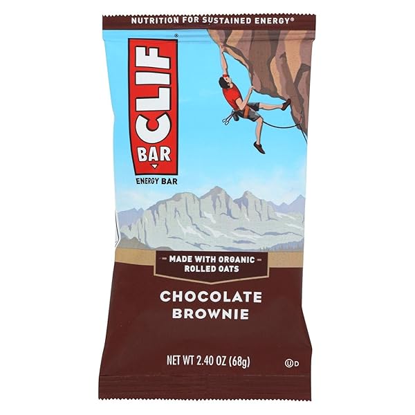CLIF BAR, 2.4 OUNCE – ORGANIC CHOCOLATE BROWNIE (12 PACK)