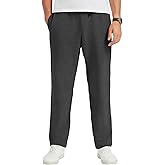 Idtswch 30/32/34/36/38/40 Long Inseam Mens Tall Sweatpants Open Bottom Joggers Athletic Yoga Pants with Pockets