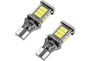 DUSCOKE Car T15 LED Backup Reverse Light, High Power Bright 912 921 W16W Decoding Lights with 3030SMD Chip, 12V 5W 6500K White Auto Illumination Bulb Replacement for RV Car Truck (2PCS)