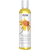 NOW Solutions, Arnica Soothing Massage Oil, Comforting Antioxidant Blend, 8-Ounce