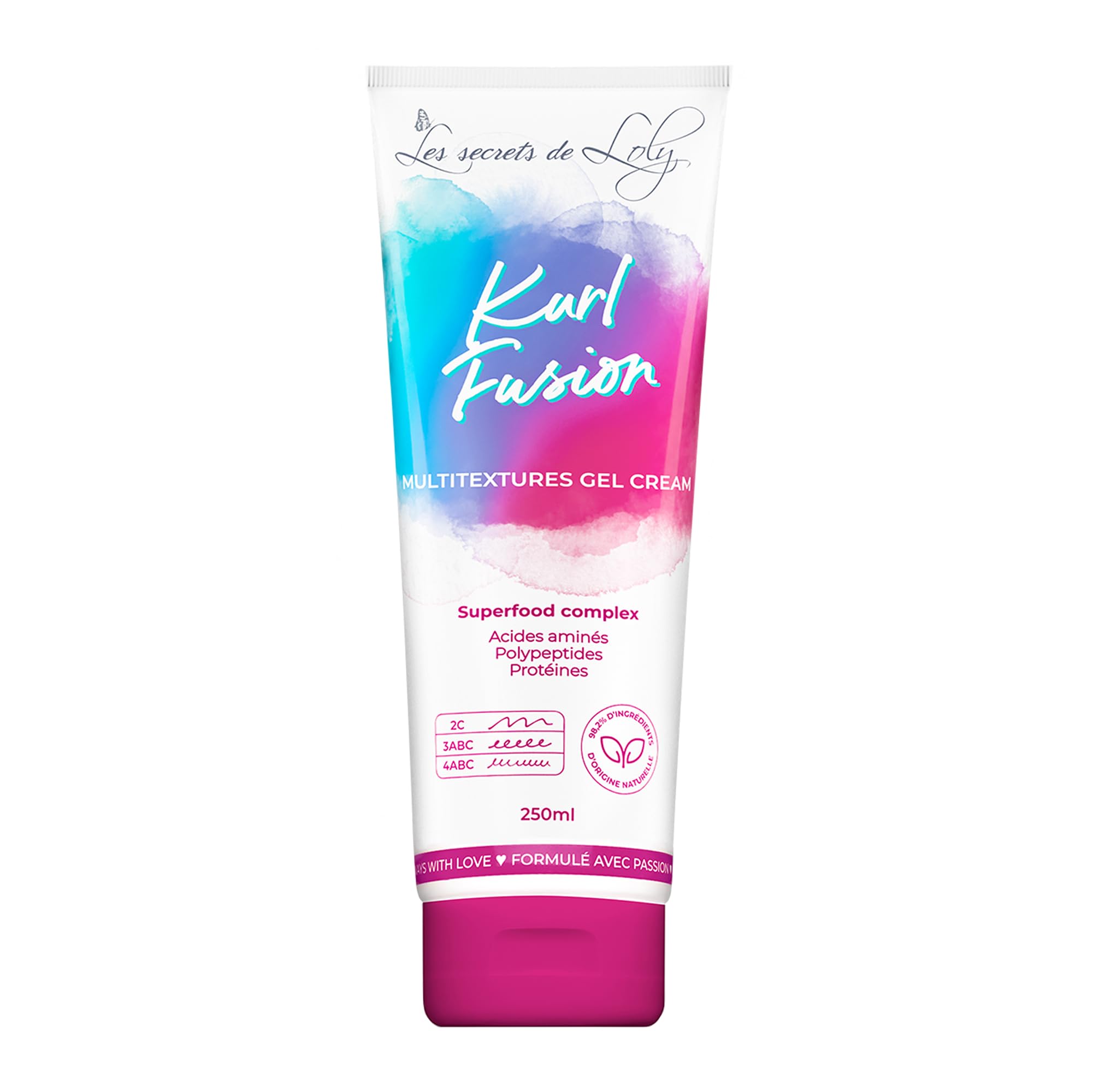 LES SECRETS DE LOLY Kurl Fusion Multitexture Gel Cream 250 ml
