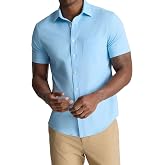 UNTUCKit Short Sleeve Performance Solid Shirts for Men