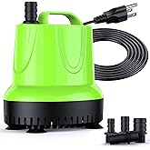 FREESEA Fountain Submersible Water Pump: 660GPH 40W Small Sump Pump - Pond Pump for Outdoor Hydroponic Statuary Waterfall Aqu