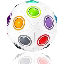 Amazon.com: Vdealen Magic Rainbow Puzzle Ball, 20 Holes Speed Cube 