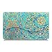 Fintie Business Card Holder/Credit Card Wallet, Premium PU Leather Handmade Universal Card Case Organizer with Magnetic Closure, Shades of Blue