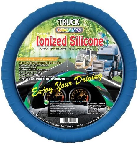 New Silicone Semi-Truck Steering wheel cover with negative ion tech Fits 16"17"18"19" Steering