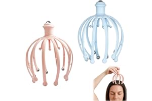 2pcs Octopus Scalp Massager, Head Massager Scratcher Tingler, Scalp Stress Relax and Hair Stimulation, Relaxing Body Head Mas