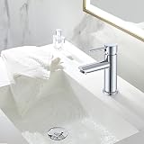 Peppermint Chrome Click Clack Basin Waste UnsloTTed 40mm Brass Pop Up view 8