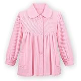 Collections EtcEtc Soft Fleece Button Down Bed Jacket with Pockets - Comfy Flattering Fit Over Pajamas or Nightgown