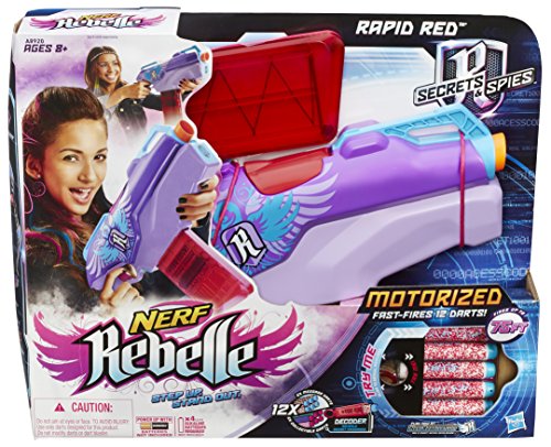 nerf rebelle a8920eu40 jeu de plein air agent secret pistolet auto