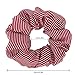 Wooyaya 12pcs Polka Dot and stripe Hair ties Elastics Scrunchies Hair Bands Ties Accessories for Women Girls