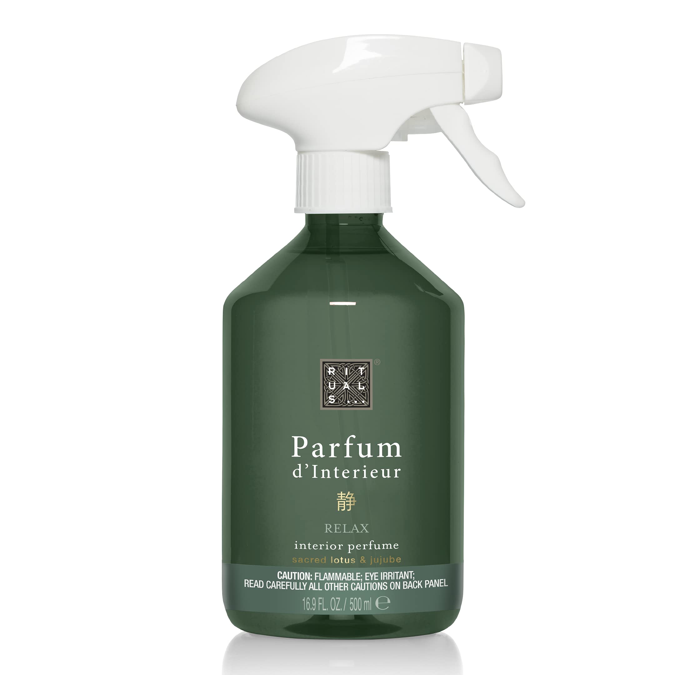 RITUALS Room Spray from The Ritual of Jing, 500 ml - With Sacred Lotus & Jujube - Relaxing & Calming Properties, Green